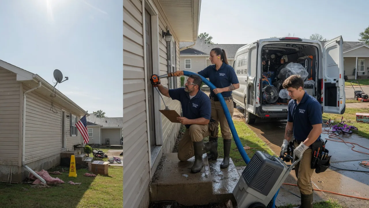 Ceiling Water Damage Restoration in Burnside, PA near me